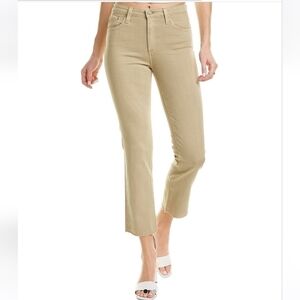 AG The Isabelle High-Rise Straight Crop Jeans